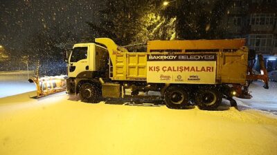 Bakırköy Belediyesi Karda Kışta 7/24 Alanda