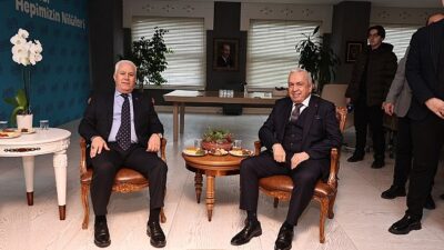 Başkan Bozbey’den Başkan Şadi Özdemir’e ziyaret