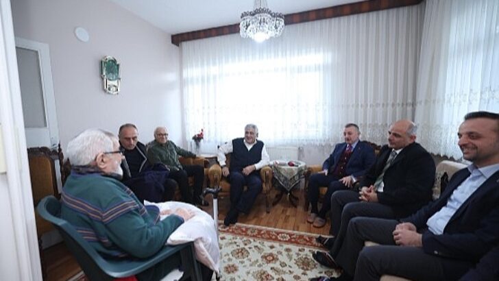 Büyükakın’dan, ulusal güreşçiye vefa ziyareti