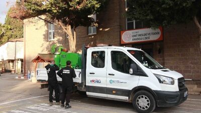 Büyükşehir, yarıyılda 890 okulu ilaçladı