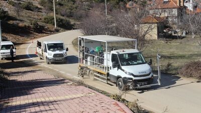 Büyükşehir’den Korkuteli’nin mahallelerinde ağır çalışma