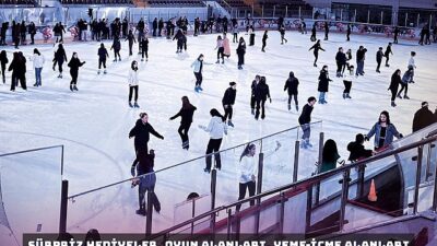 Buz Sporları Salonu Sevgililer Günü’ne hazırlanıyor ”Haydi Buza Sevdiğinle Gel”