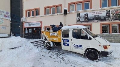 Canik’te Karla Çabada İmtihan Seferberliği