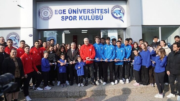 Ege Üniversitesi Spor Kulübüne yeni merkez tahsis edildi
