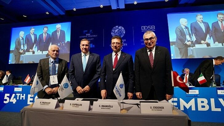 İstanbul için tarihi nitelikteki imza, TBB ve İBB Başkanı Ekrem İmamoğlu tarafından, Almanya’nın Frankfurt kentinde atıldı