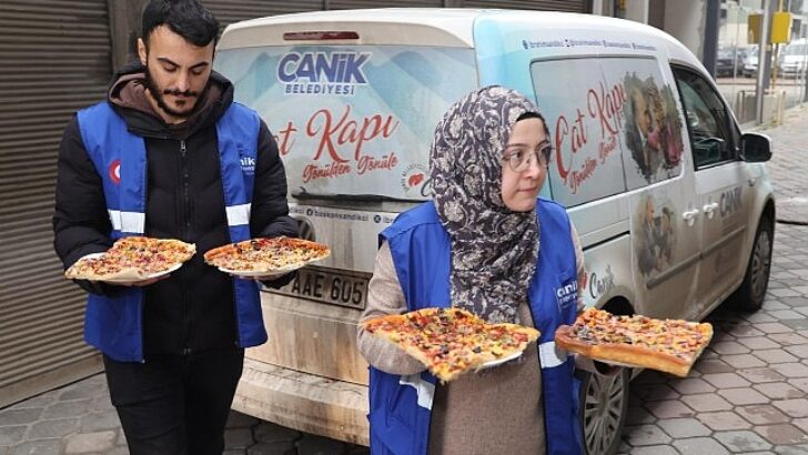Kartopu Oynayan Çocuklara Canik Belediyesi’nden Sürpriz
