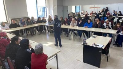 KOMEK kursiyerlerine afet şuuru eğitimi
