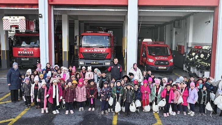 Konya Büyükşehir’den İlkokul Öğrencileri İçin Yangın Güvenliği Seferberliği