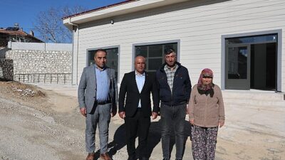 Korkuteli Dereköy’de çok hedefli salon tamamlandı