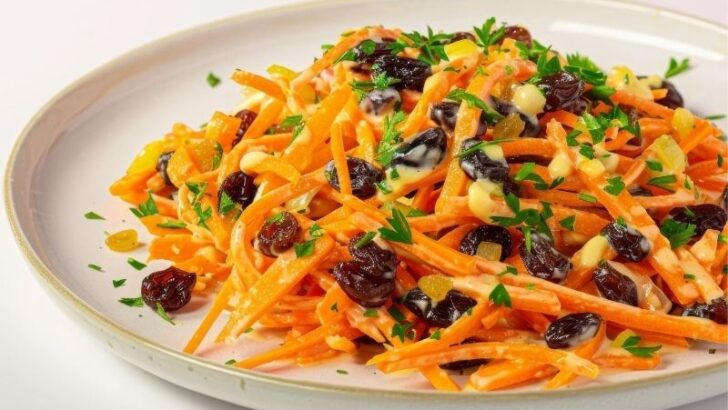 Kuru Üzümlü Havuç Salatası