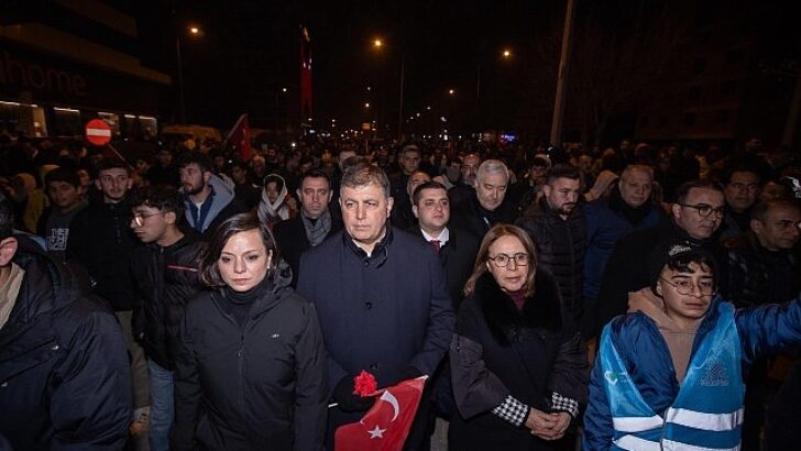 Lider Tugay’dan felaketin yıl dönümünde halkla bir arada sessiz yürüyüş “Yaşadıklarımıza mukadderat diyemeyiz”