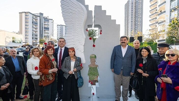 Mersin Yenişehir’de sarsıntıda kaybolan çocuklar anısına anıt yapıldı