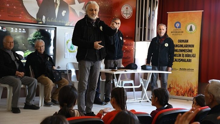 Miniklere orman yangınları ile gayret eğitimi