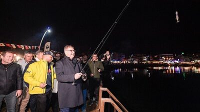 Mordoğan’da balık avı heyecanı