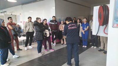 Şehir Hastanesi çalışanına acil durumu eğitimi