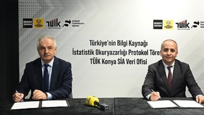 Toplumsal İnovasyon Ajansı’nda TÜİK Konya Data Ofisi Kurulmasına Ait Protokol İmzalandı