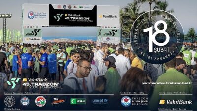 VakıfBank 45. Milletlerarası Trabzon Yarı Maratonu kayıtları 18 Şubat’ta sona eriyor