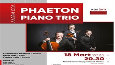 AASSM’de Phaeton Piano Trio konseri