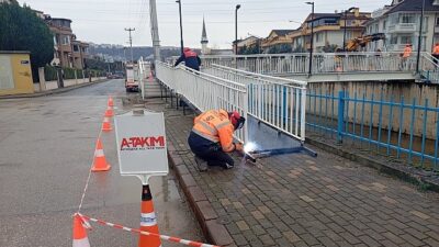 Akarca Yaya Köprüsü’ne engelli rampası