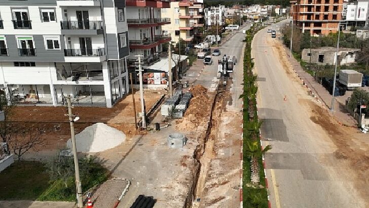 ASAT Kepez’de kanalizasyon altyapısını güçlendiriyor
