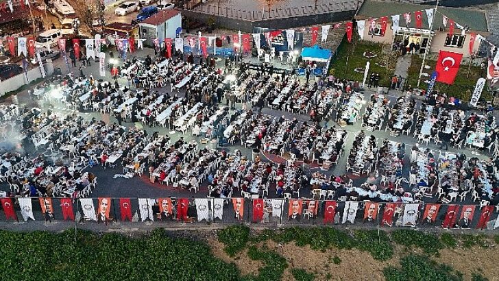 Avcılar’da binler aynı sofrada buluştu