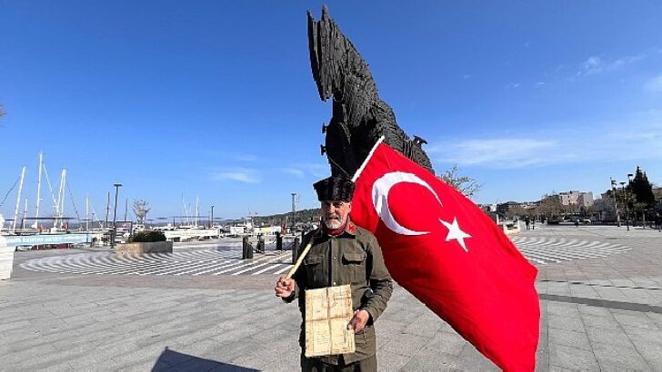 AVCILAR’dan yola çıkan Türk Bayrağı Çanakkale’ye ulaştı