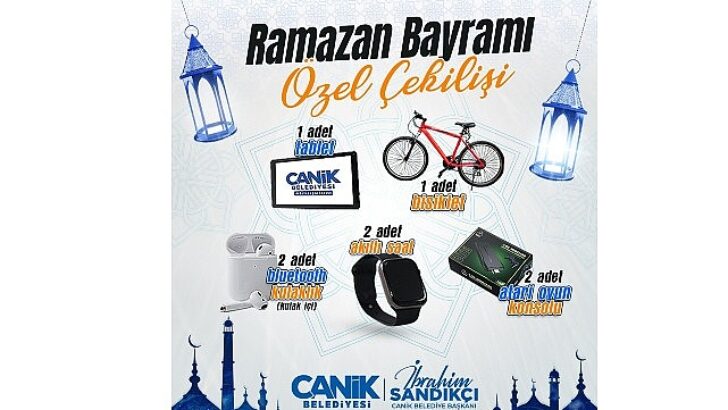 Bayram İkramları Canik’ten