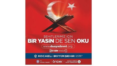 Büyükşehir’den şehitlerimiz için manalı davet
