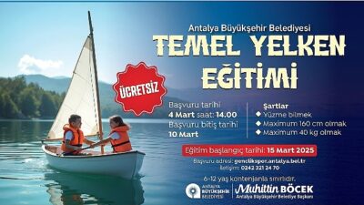 Büyükşehir’den ‘Temel Yelken Eğitimi’