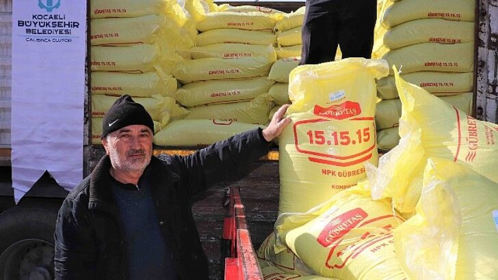 Büyükşehir’den üreticiye yüzde 50 hibeli gübre