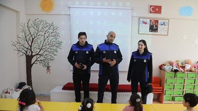 Çankaya Zabıtası Çocuklara Mesleğini Tanıttı