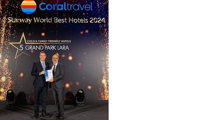 Grand park lara “chıld and famıly frıendly hotels” kategorisinde dünyanın en düzgünleri arasında