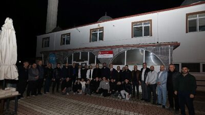Hafız Ahmet Yüksel ile Tayyip Beğenilen İnegöllülerle buluştu