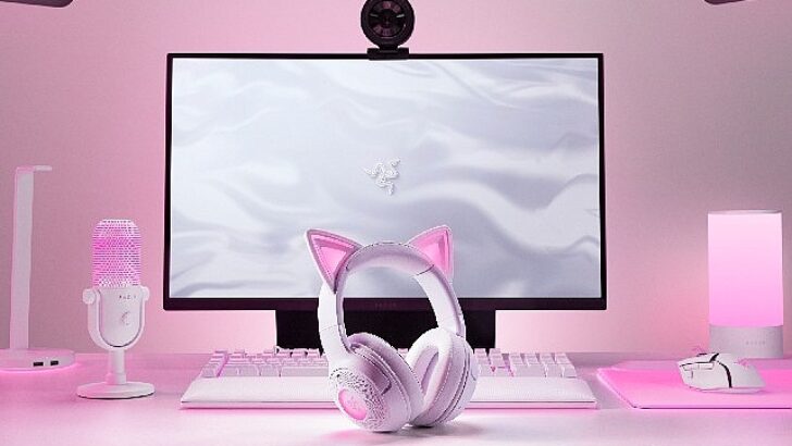 İkonik kedi kulaklı kulaklık artık beyaz renkte: Razer Kraken Kitty V2 White Edition duyuruldu!