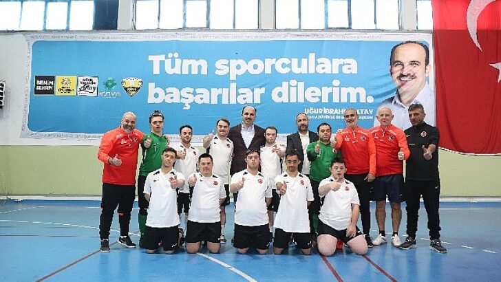 Lider Altay Avrupa Şampiyonası’na Konya’da Hazırlanan Özel Atletlerle Buluştu