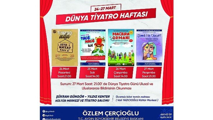 Lider Çerçioğlu, Aydınlıları Dünya Tiyatro Haftası Aktiflikleri ile Buluşturuyor