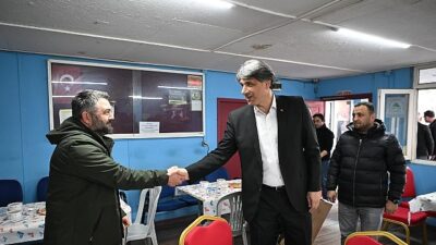 Lider Kocaman ağasar derneğini ziyaret etti