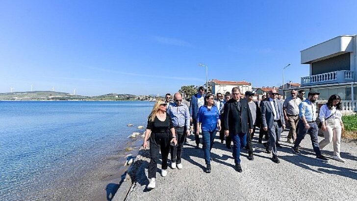 Lider Tugay Foça’da incelemelerde bulundu