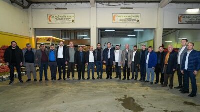 Lider Zeyrek Sahurda Hal Esnafıyla Buluştu