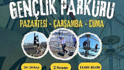 Macera Park’ta “Gençlik Parkuru” günleri başladı
