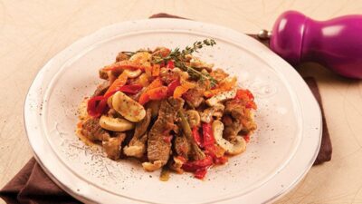 Mantarlı Kuzu Et Sote