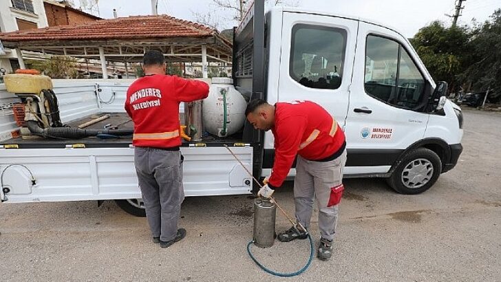 Menderes’te Haşere ile Uğraş Başladı