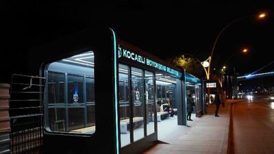 Millet Bahçesi’ne LED’li, çağdaş konsept durak