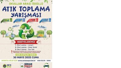 Okullar Ortası Ödüllü Atık Toplama Müsabakası başladı