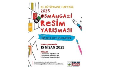 Osmangazi Belediyesi’nden ‘Üreten Kütüphaneler’ bahisli fotoğraf yarışı