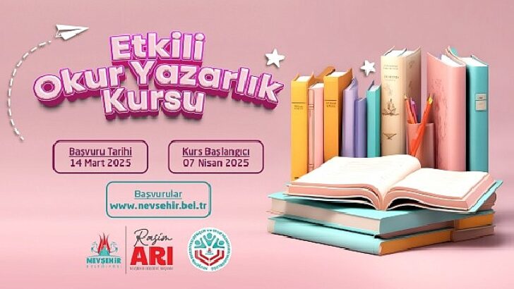 Tesirli Okur Yazarlık Kursu 7 Nisan’da Başlıyor
