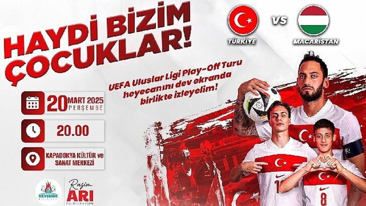 Ulusal Ekibimizin Play-Off Maçı Dev Ekranda İzlenecek