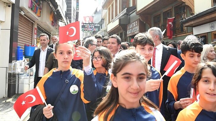 23 Nisan korteji Osmangazi’de büyük bir coşkuyla gerçekleşti