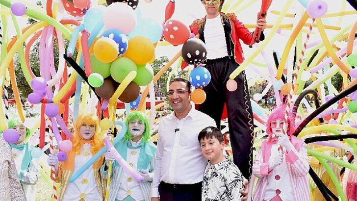 Balçova’da çocuklara özel şenlik
