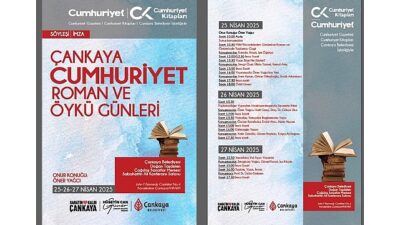 Çankaya’da Roman ve Hikaye Günleri Başlıyor